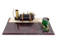 A Worthington Painted Metal Stoker's Engine Scale Model