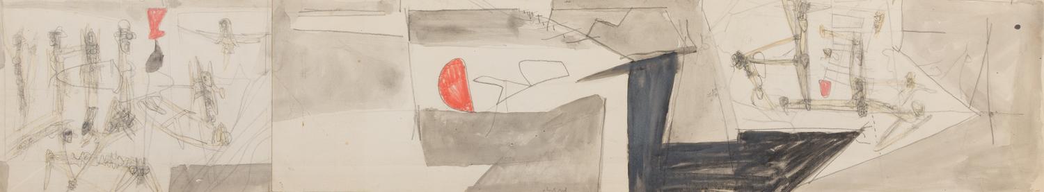 Roberto Matta, (Chilean, 1911-2002), About Red, 1945