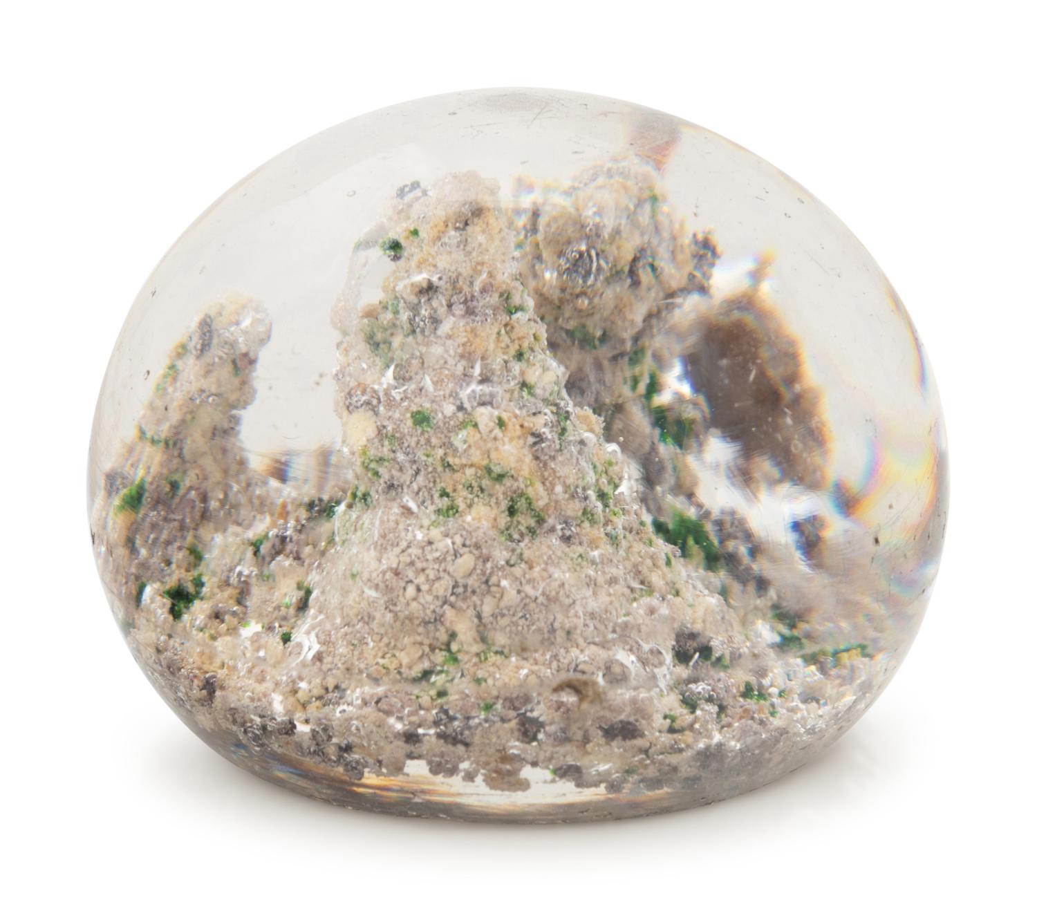 A Sand Dune Glass Paperweight