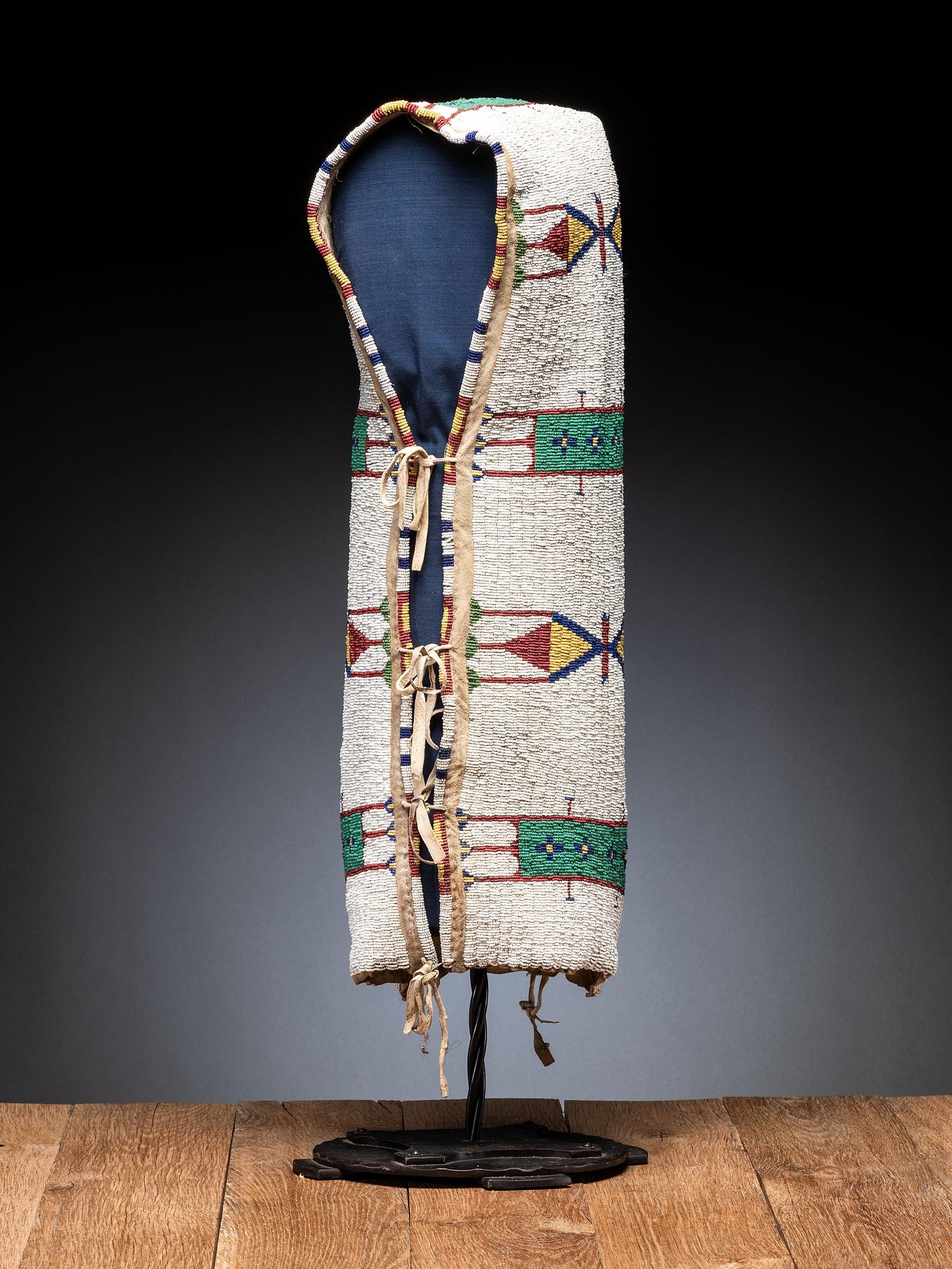 Sioux Beaded Hide Cradle
