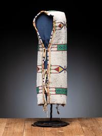 Sioux Beaded Hide Cradle