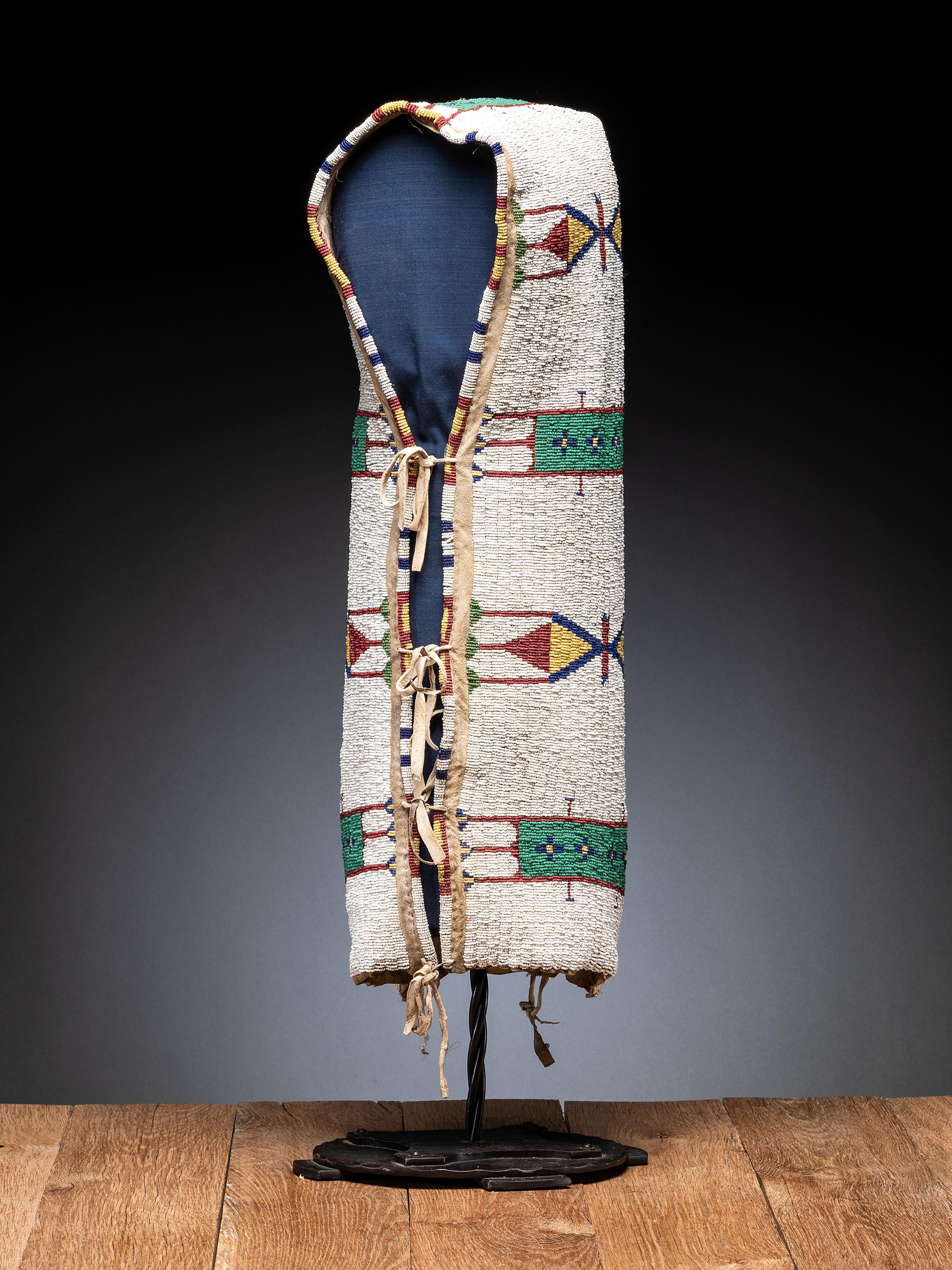 Sioux Beaded Hide Cradle