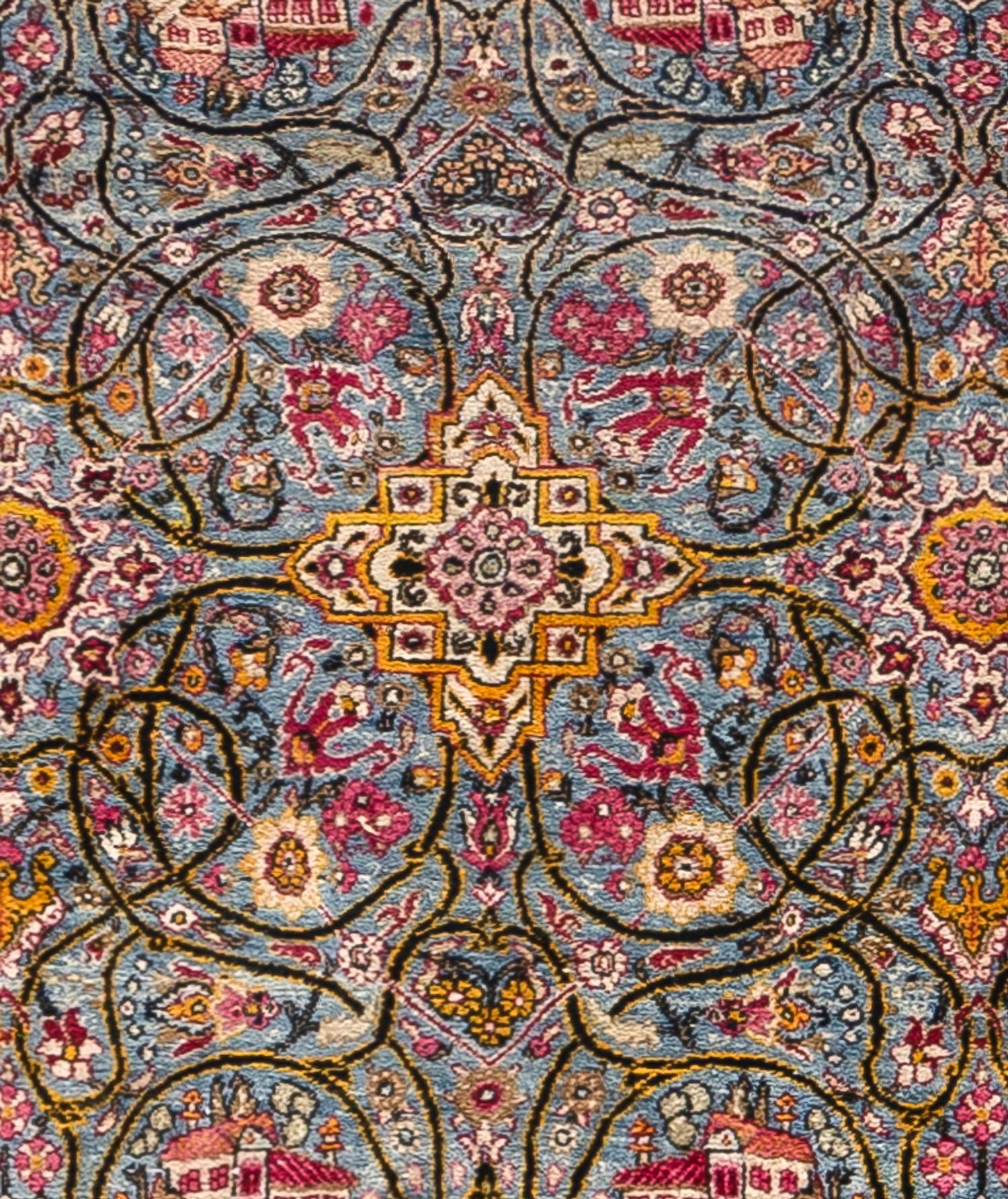 A Kirman Wool Rug