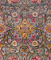 A Kirman Wool Rug