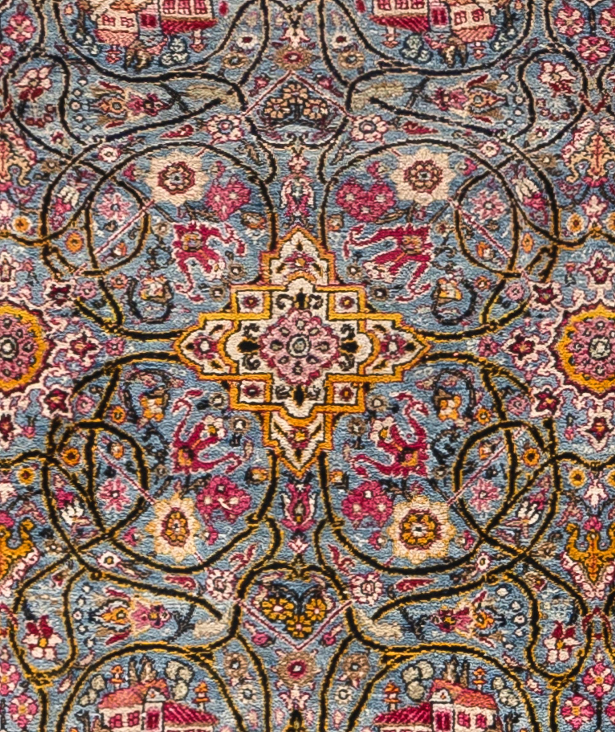 A Kirman Wool Rug