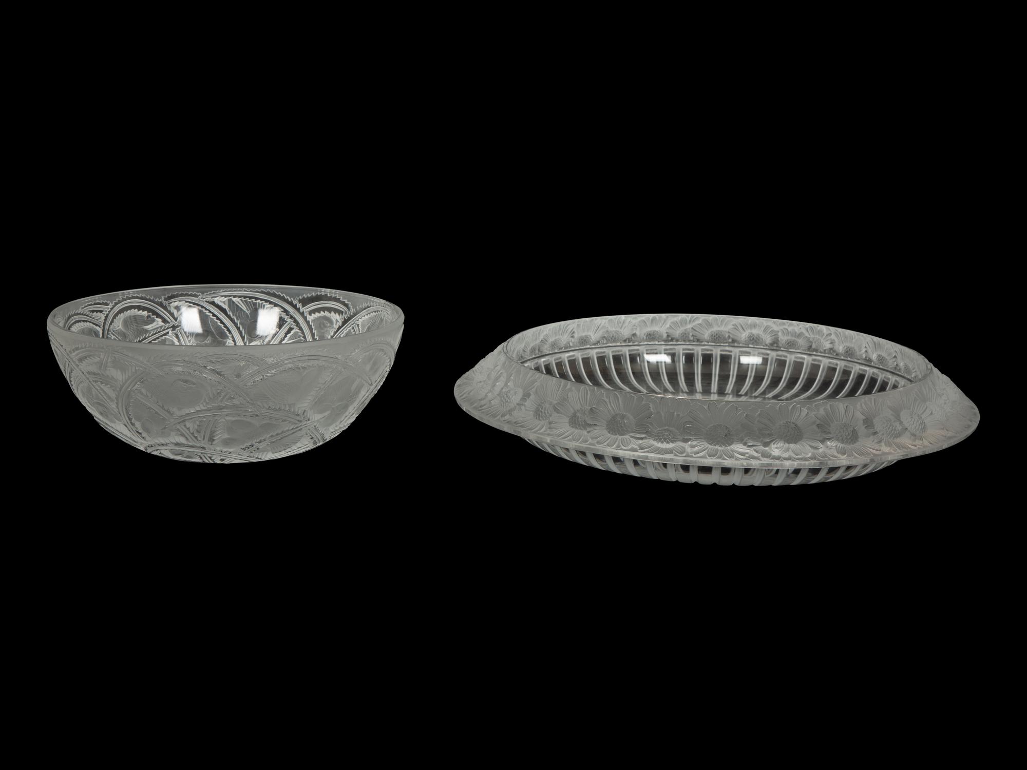 Two Lalique Bowls