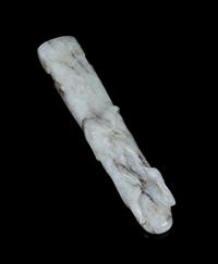A Jade Carving of a Qin Length 6 inches.