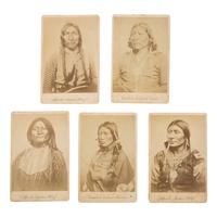 William S. Soule (American, 1836-1908) — Arapaho, Comanche, and Kiowa Portraits at Fort Sill, Indian Territory
