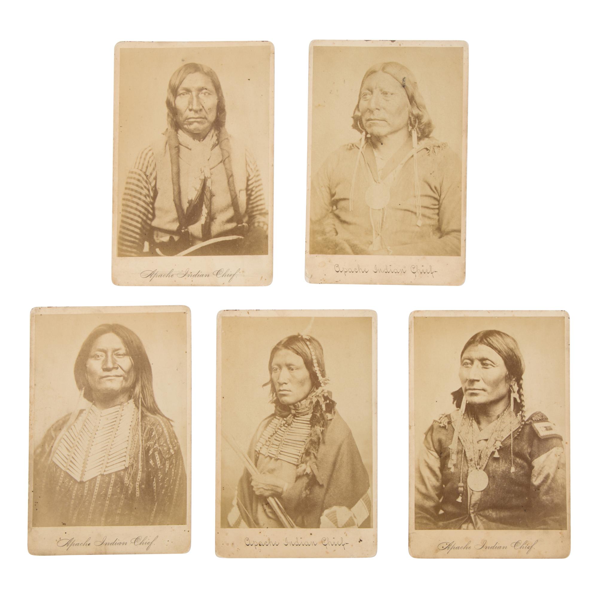 William S. Soule (American, 1836-1908) — Arapaho, Comanche, and Kiowa Portraits at Fort Sill, Indian Territory