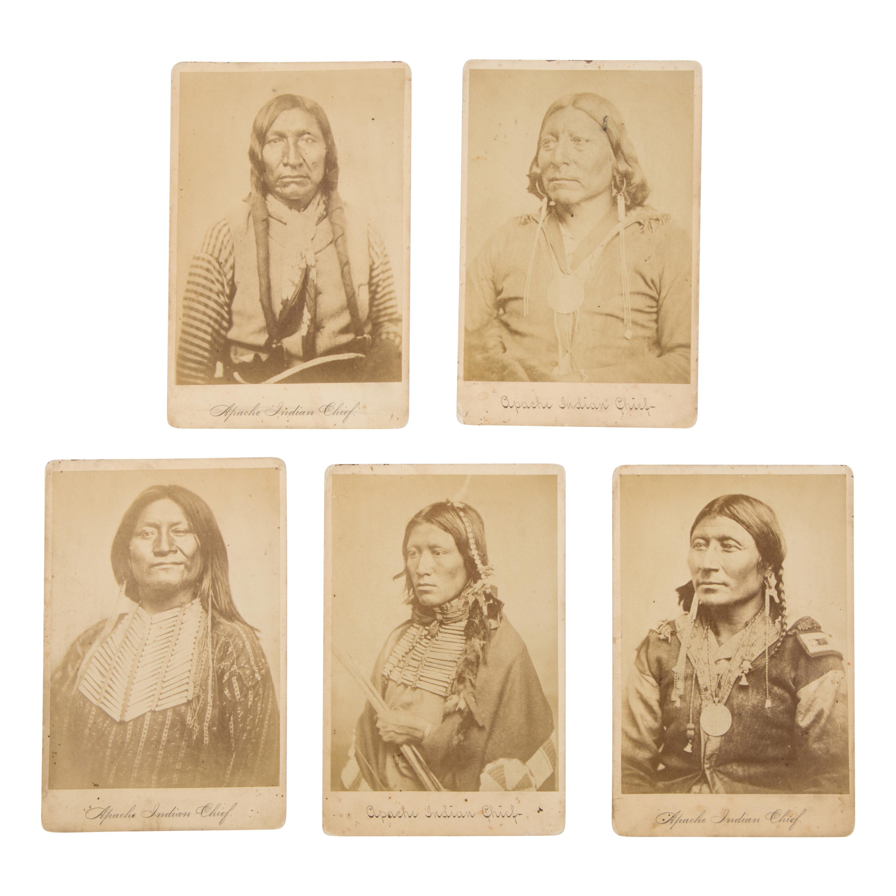 William S. Soule (American, 1836-1908) — Arapaho, Comanche, and Kiowa Portraits at Fort Sill, Indian Territory