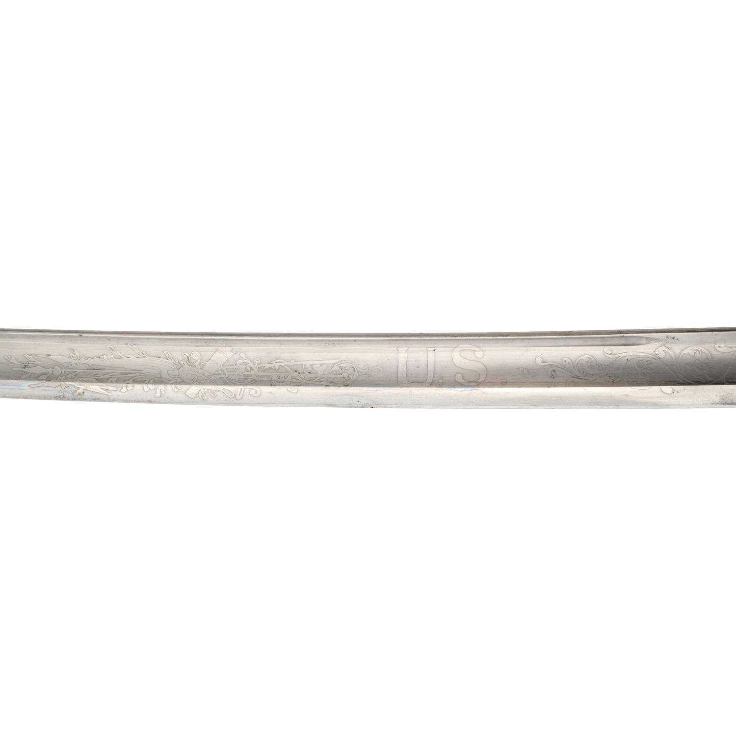 Ames Model 1850 Staff & Field Officer's Sword Inscribed to Lt. Albion W. Tourgee - 105th OH Infantry - Captured by John Hunt Morgan's Raiders
