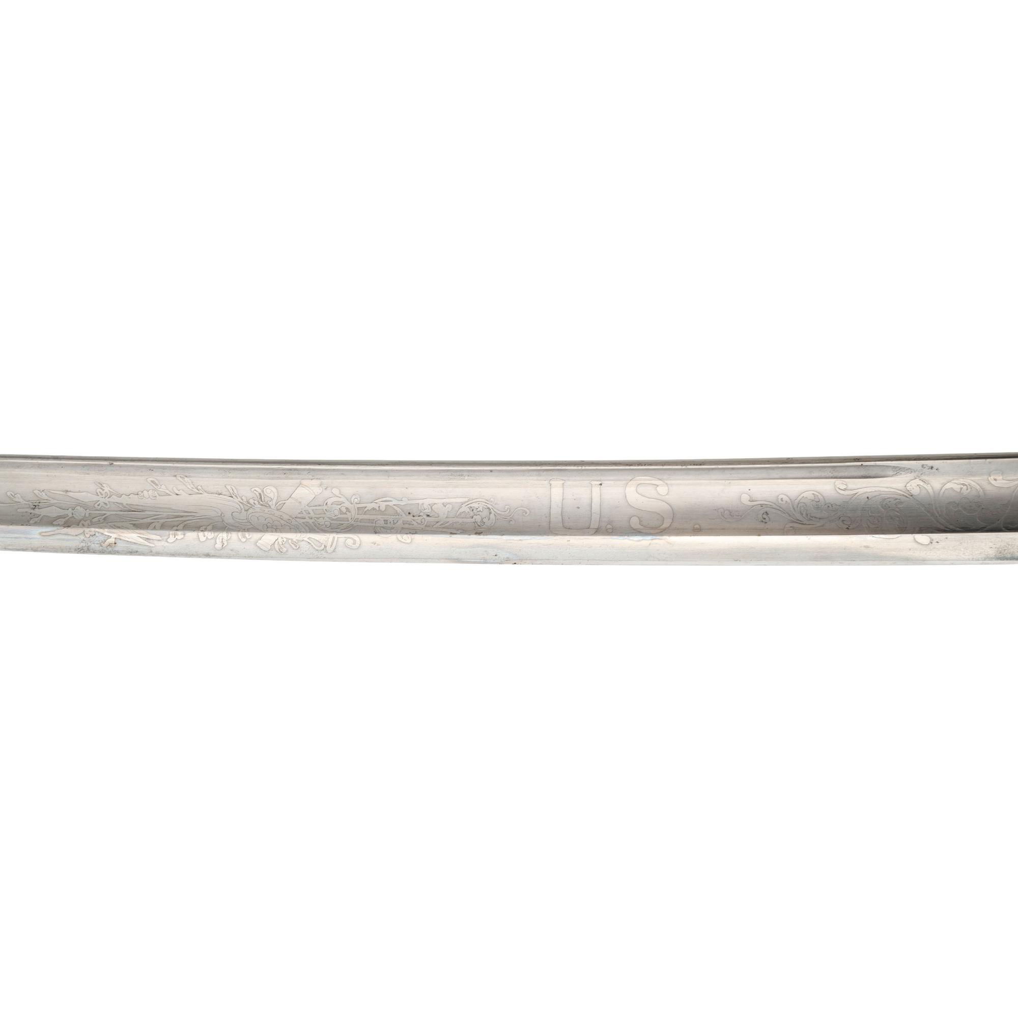 Ames Model 1850 Staff & Field Officer's Sword Inscribed to Lt. Albion W. Tourgee - 105th OH Infantry - Captured by John Hunt Morgan's Raiders