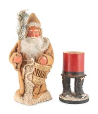 A German Papier-Mâché Santa Claus Candy Container