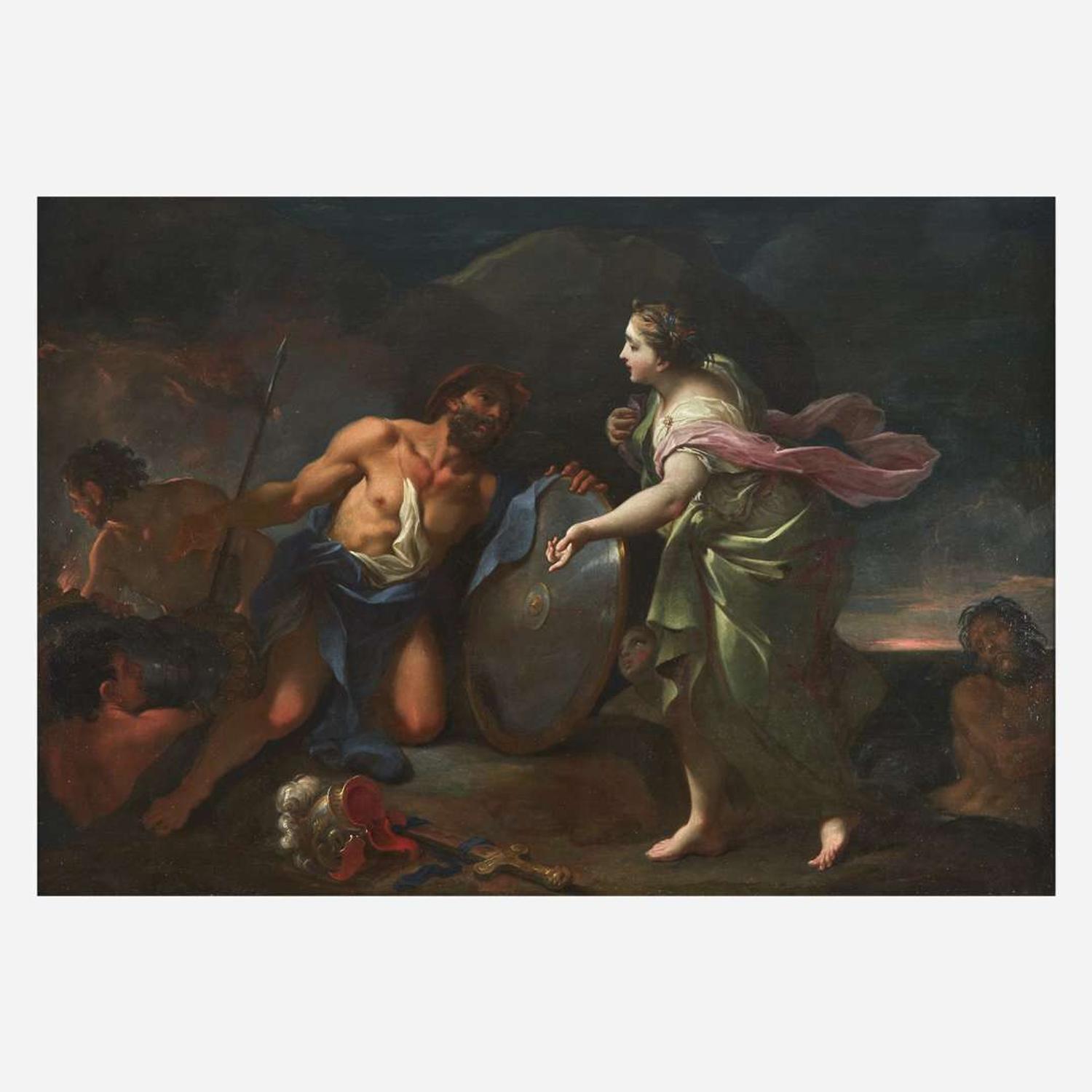 Neapolitan School (17th Century) Venus at the Forge of Vulcan