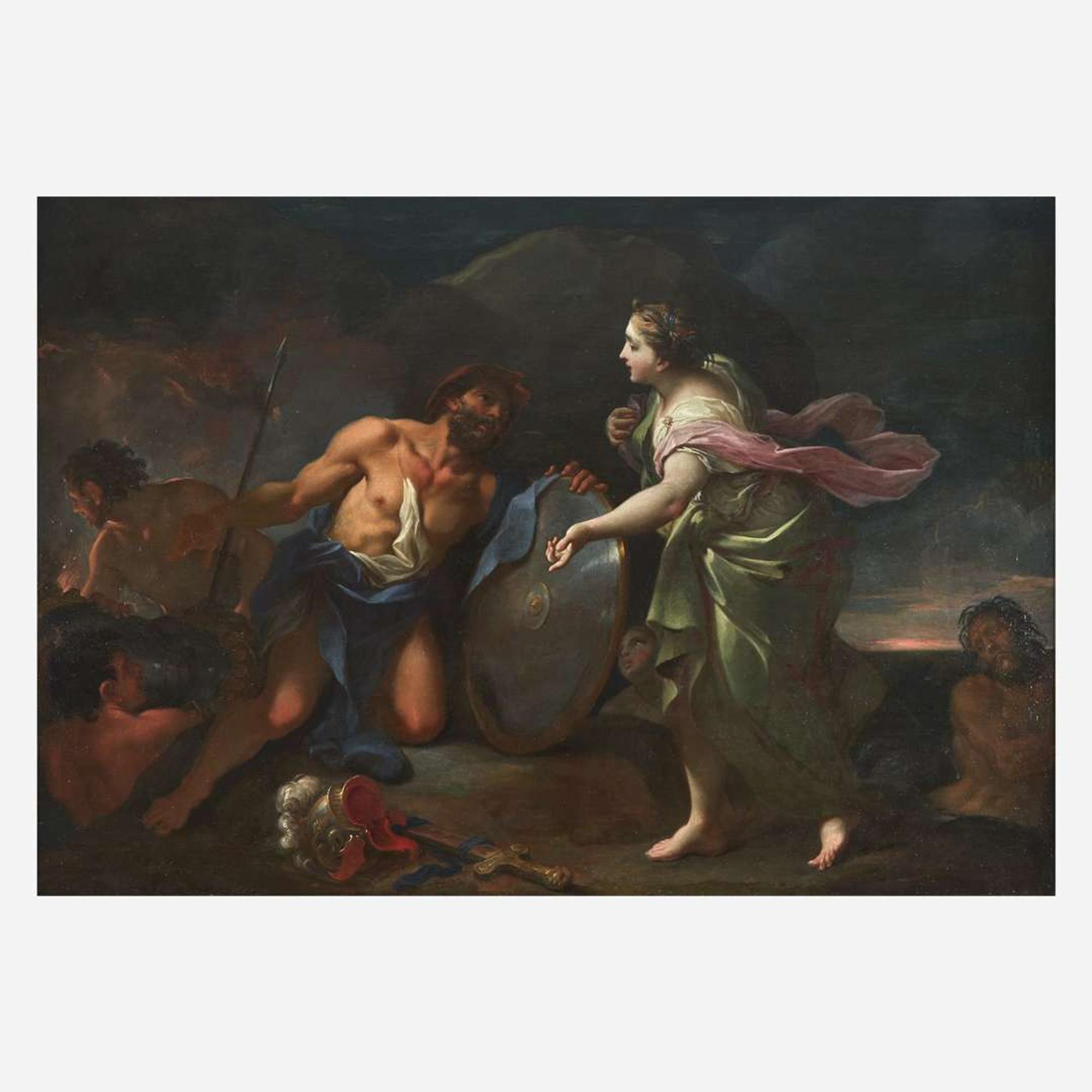 Neapolitan School (17th Century) Venus at the Forge of Vulcan