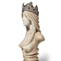 A Composition Bust of Guinevere