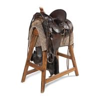 A High Backed Western Saddle, by Duhamel Co. Makers, Rapid City