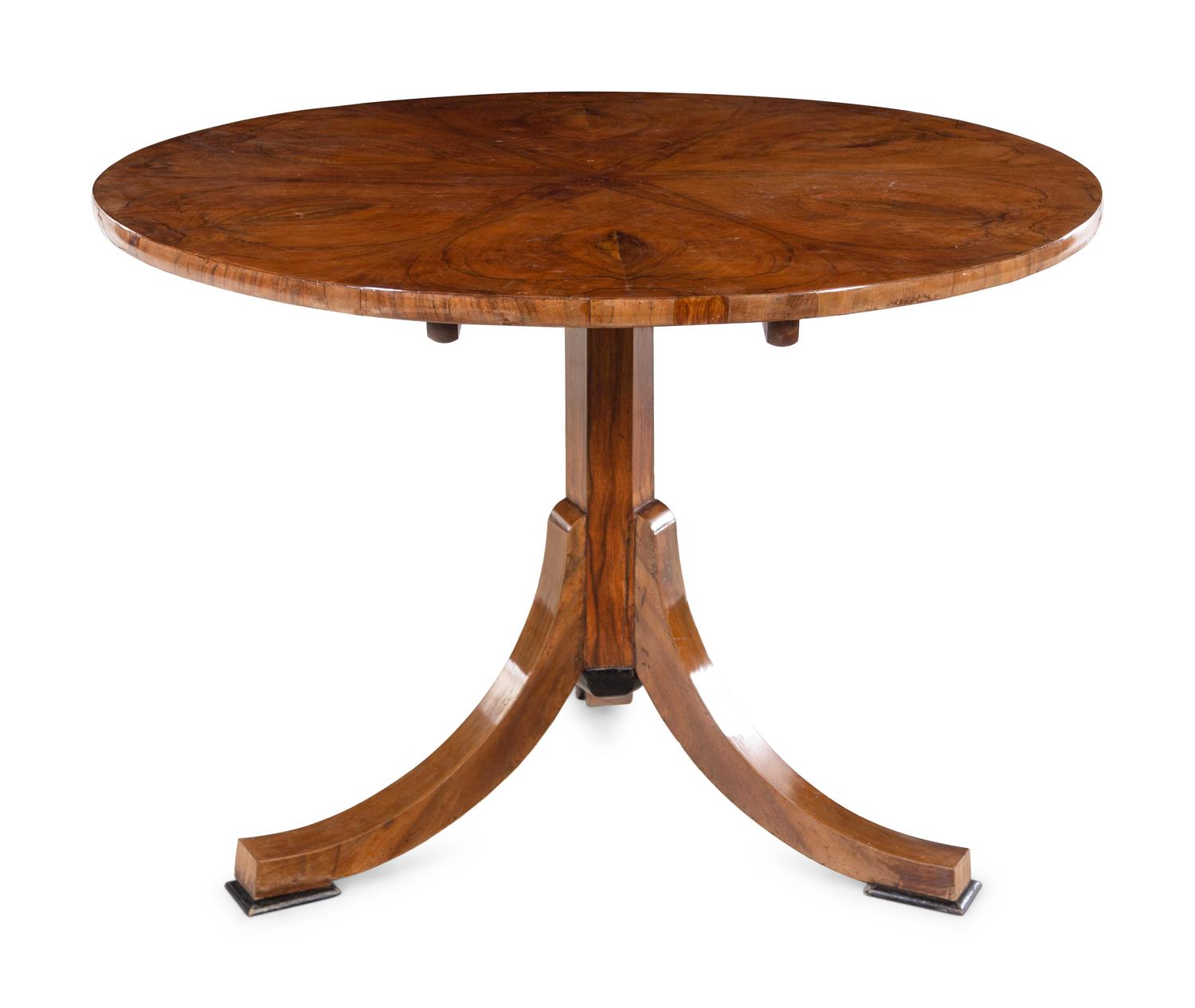 A Northern European Walnut Center Table