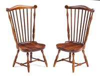 A Pair of Windsor Chairs Height 3 3/4 inches. — Minoru Aoki, Late 20th Century