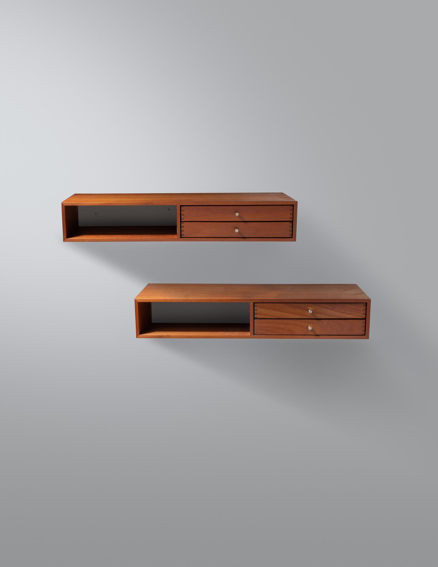 Pair of Wall Shelves Aksel Kjersgaard, Denmark