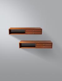 Pair of Wall Shelves Aksel Kjersgaard, Denmark