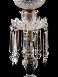 A Pair of Cut Glass Girandoles