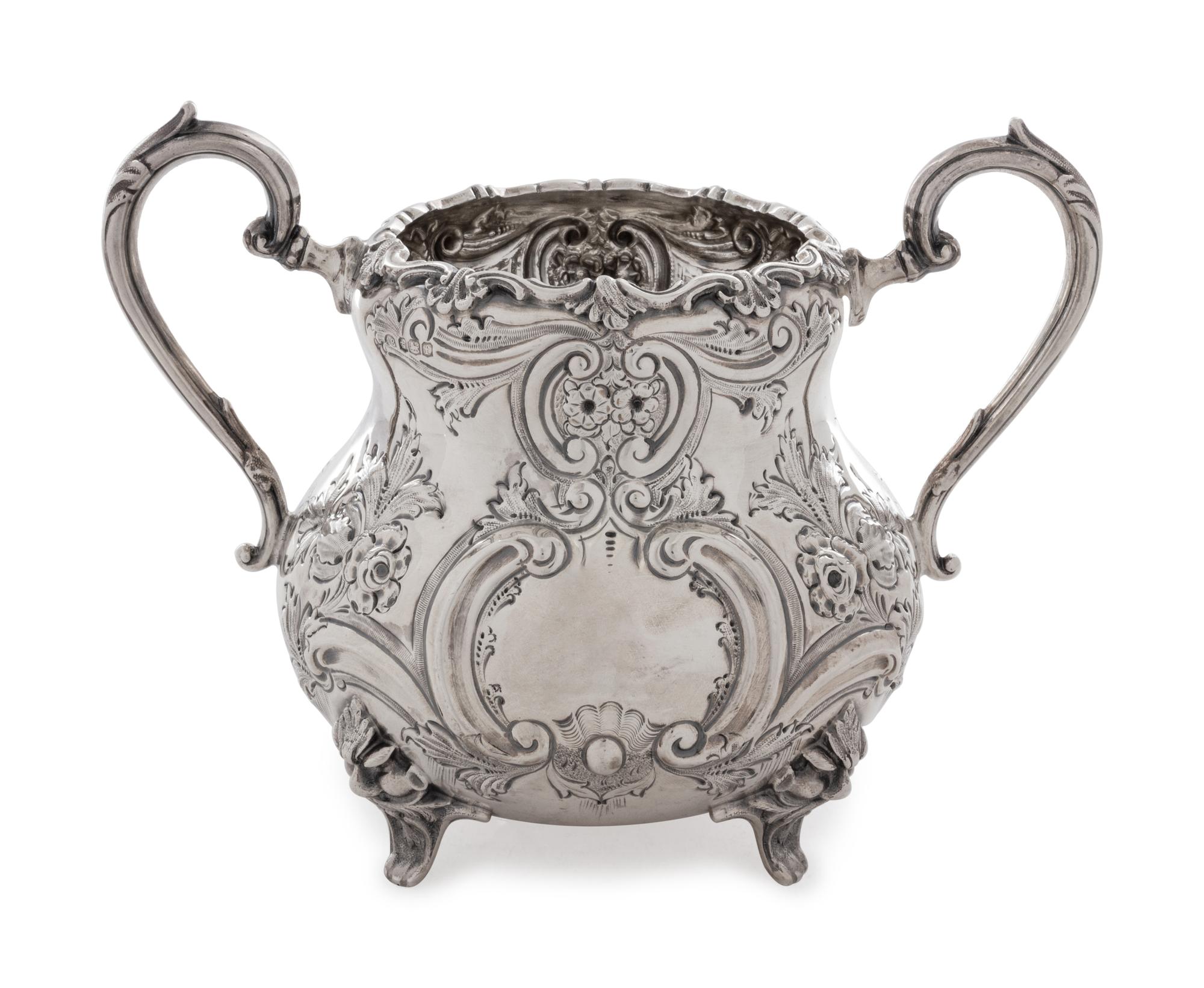 A George V Silver Four-Piece Tea and Coffee Service