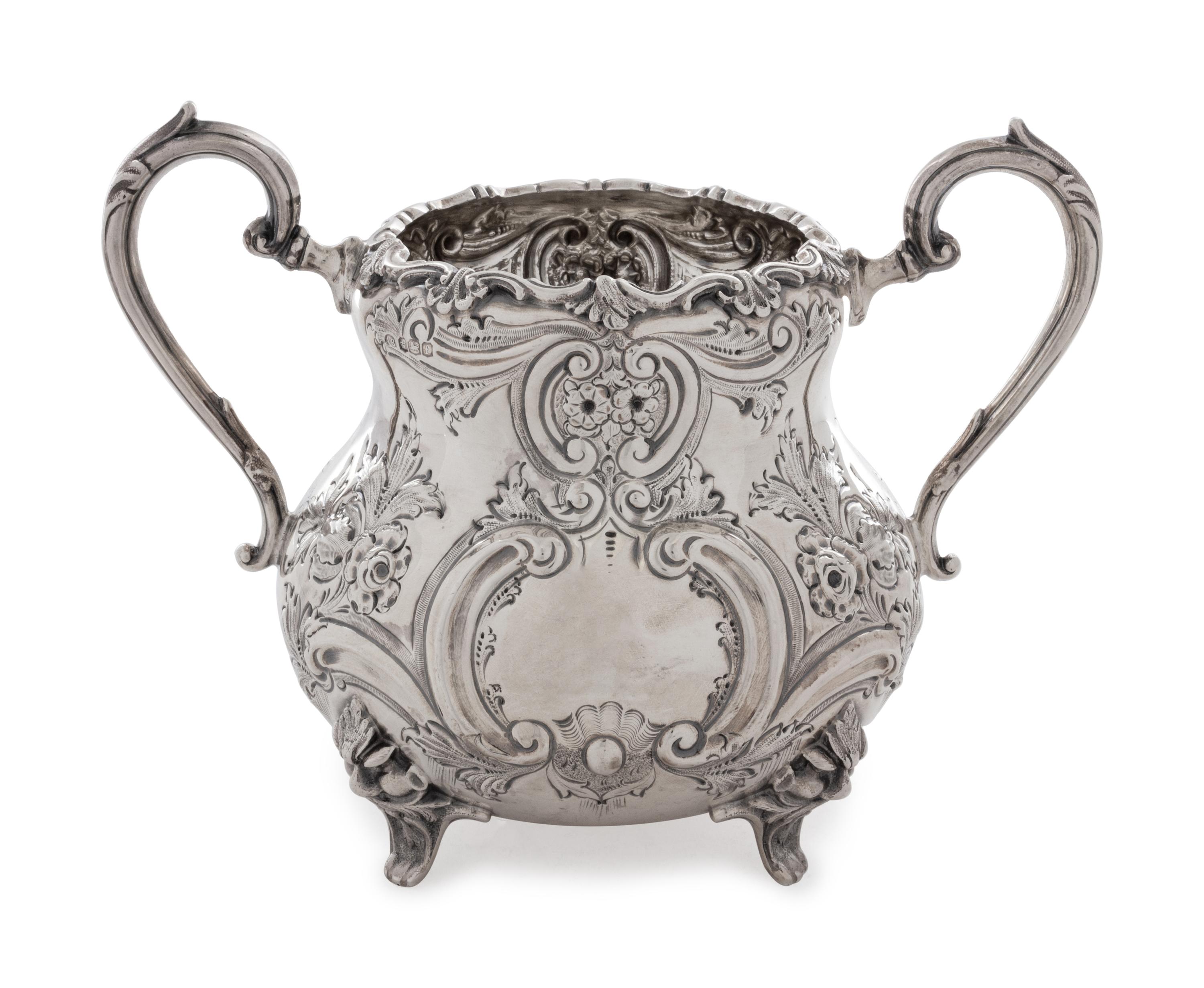 A George V Silver Four-Piece Tea and Coffee Service