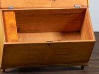 A Country Yellow and Red Paint Decorated Pine Blanket Chest