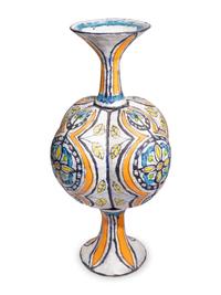 Large Gold & White Three-Part Bottle, 2011