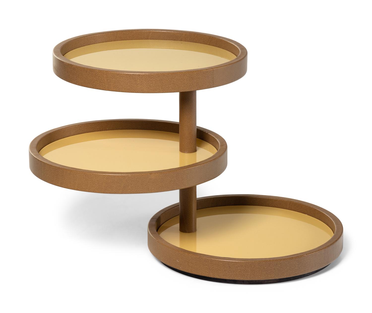 A Brett Design Contemporary Three-Tier 'BD Camille' Side Table