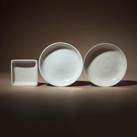 Three Chinese Blanc-de-Chine Porcelain Dishes, 17th-18th Century — 清早期 德化白瓷盤三件