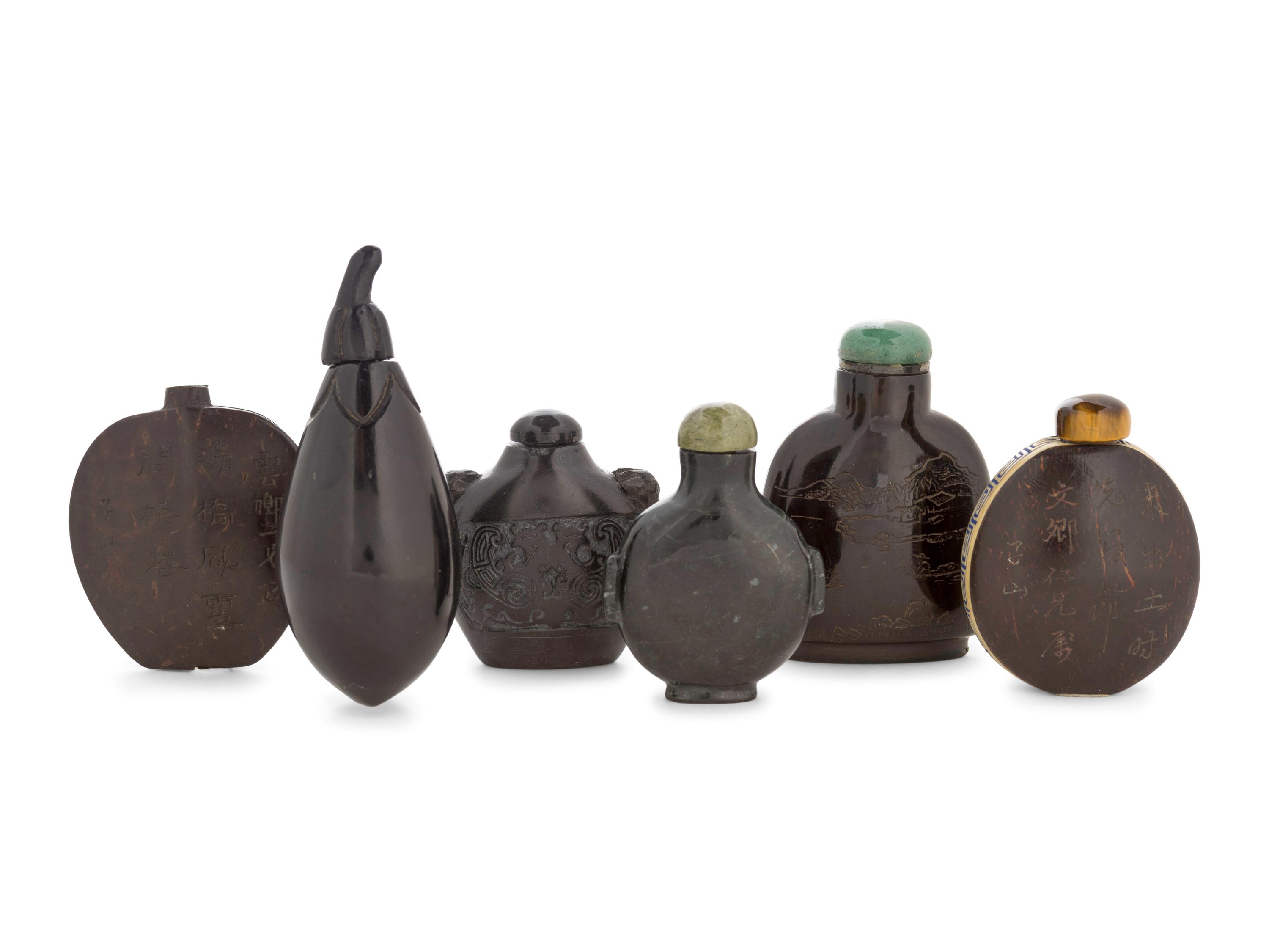 Six Snuff Bottles