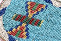 Sioux Child's Beaded Hide Bib