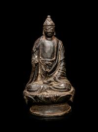A Bronze Figure of Buddha Shakyamuni
