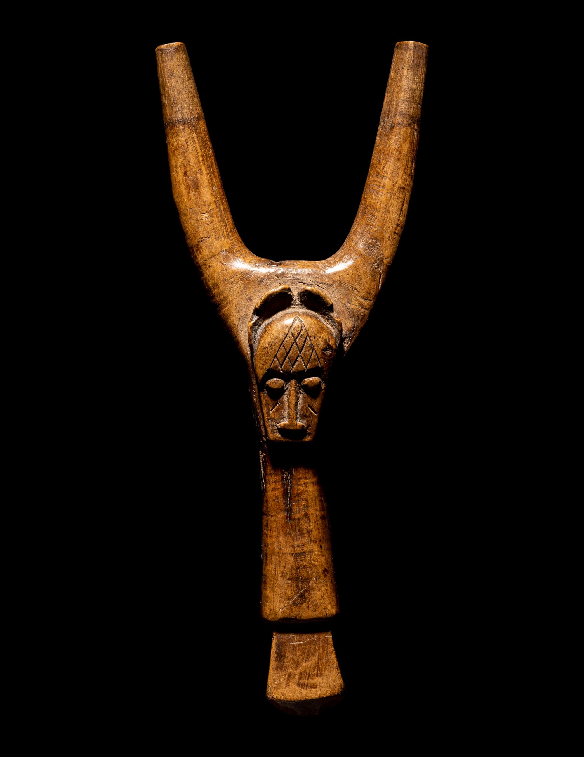 Six African Wood Slingshots