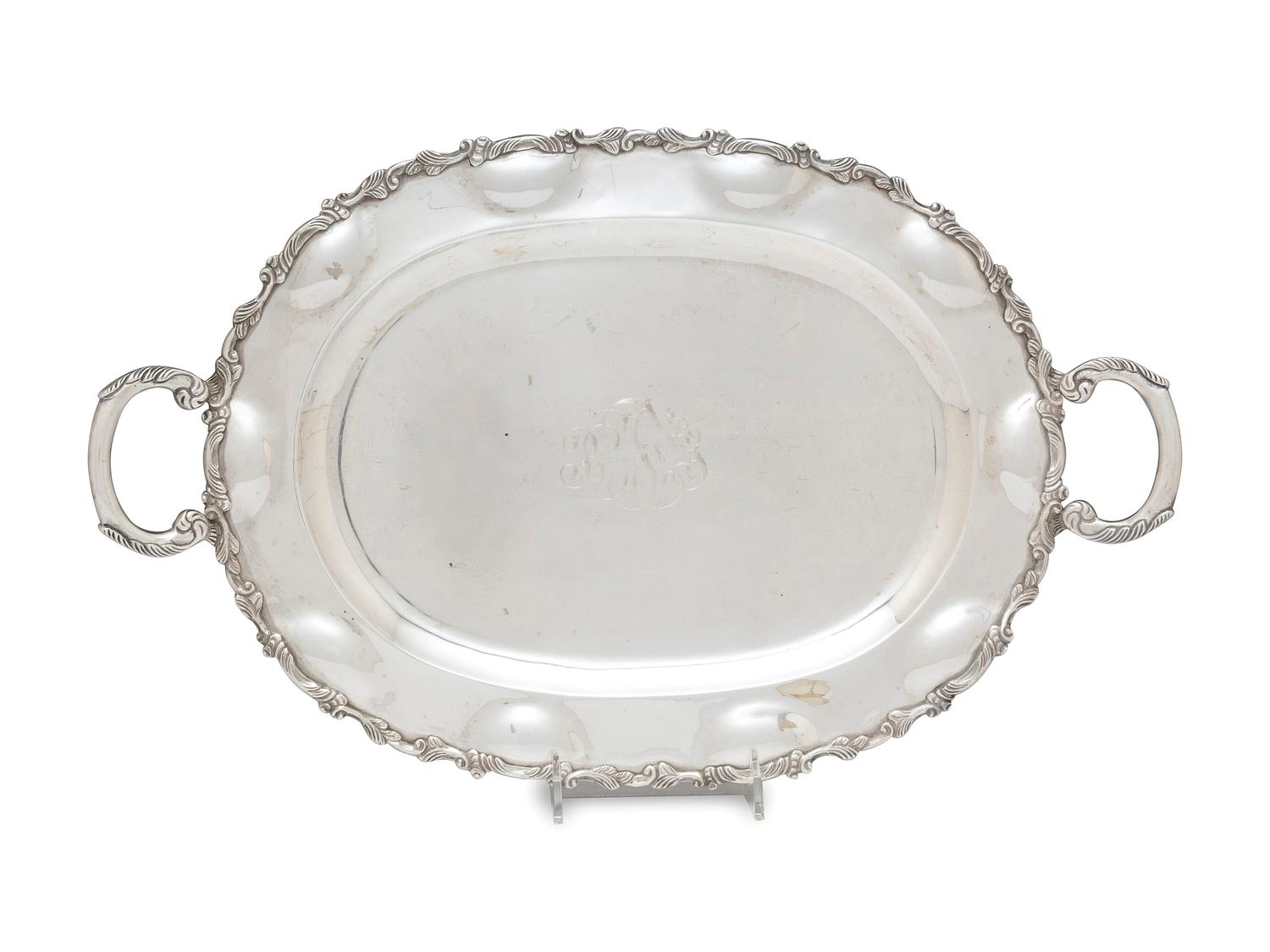 A Mexican Silver Tray