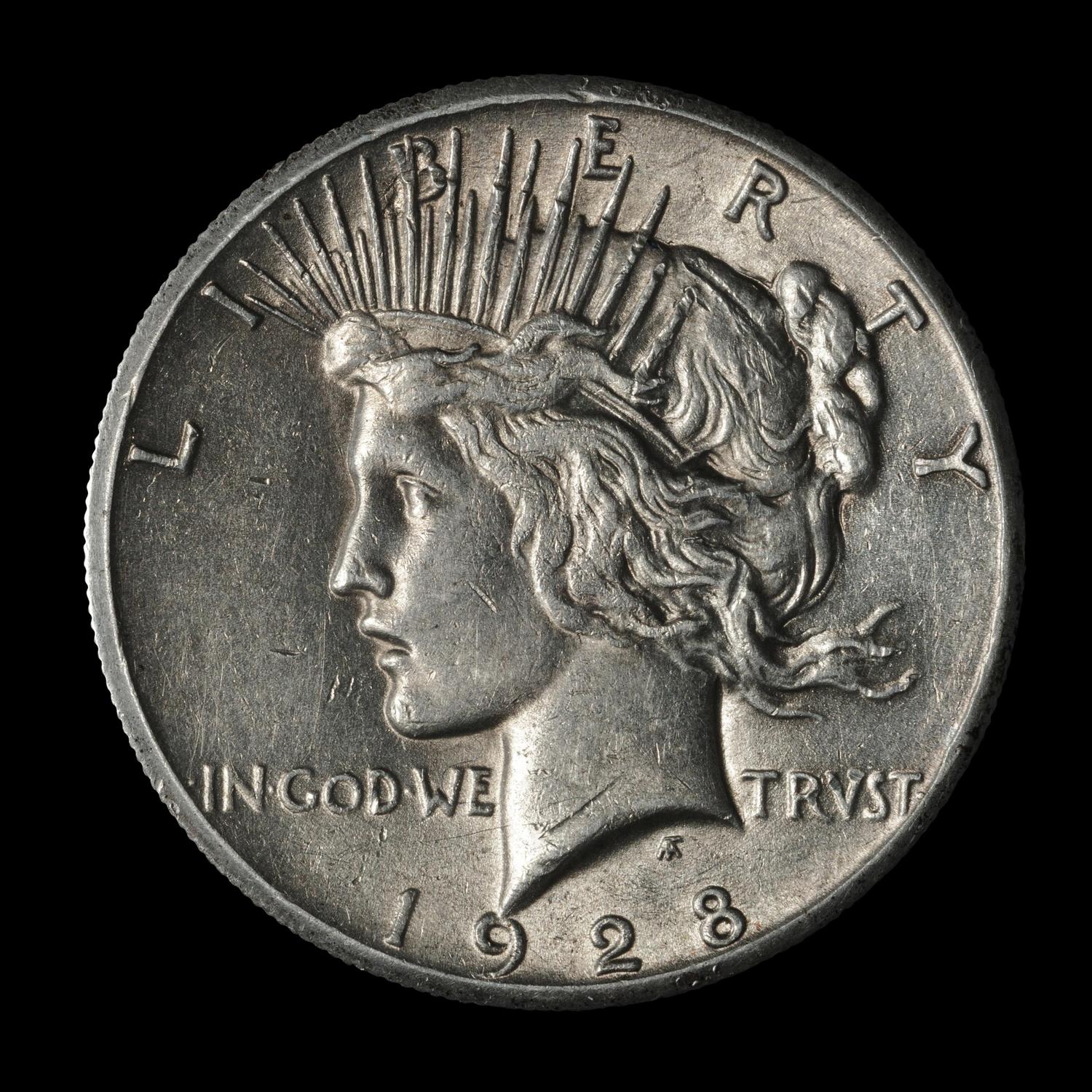 A 1928 Peace $1 Coin