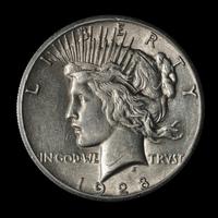 A 1928 Peace $1 Coin