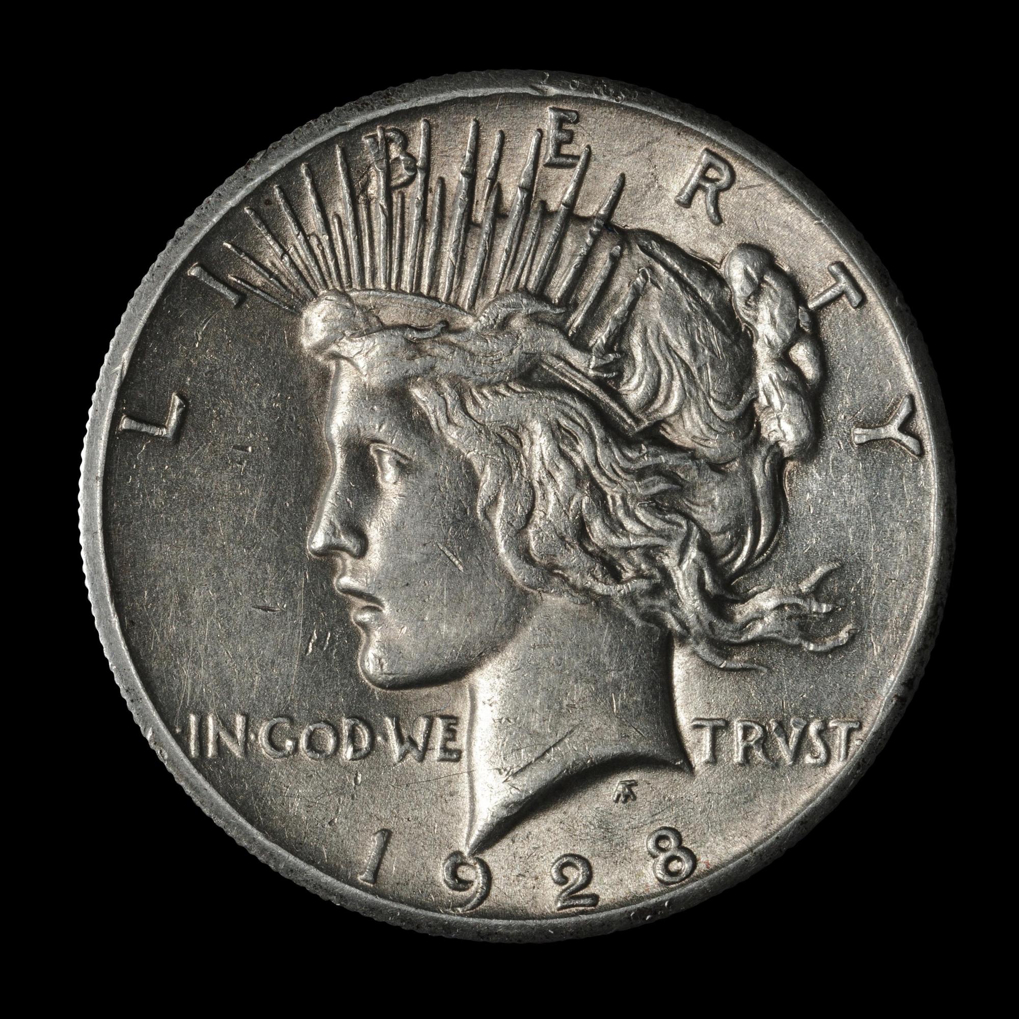 A 1928 Peace $1 Coin