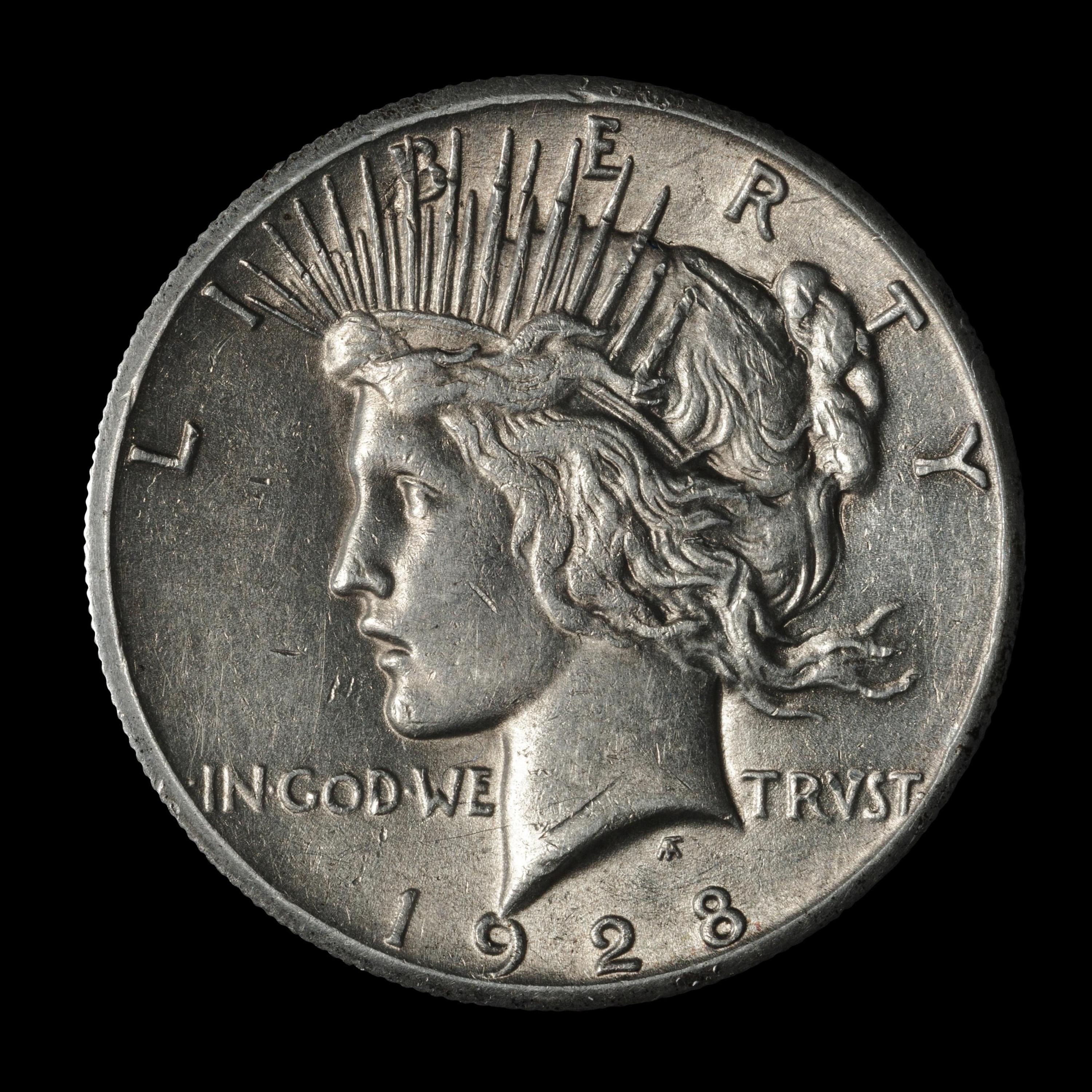 A 1928 Peace $1 Coin