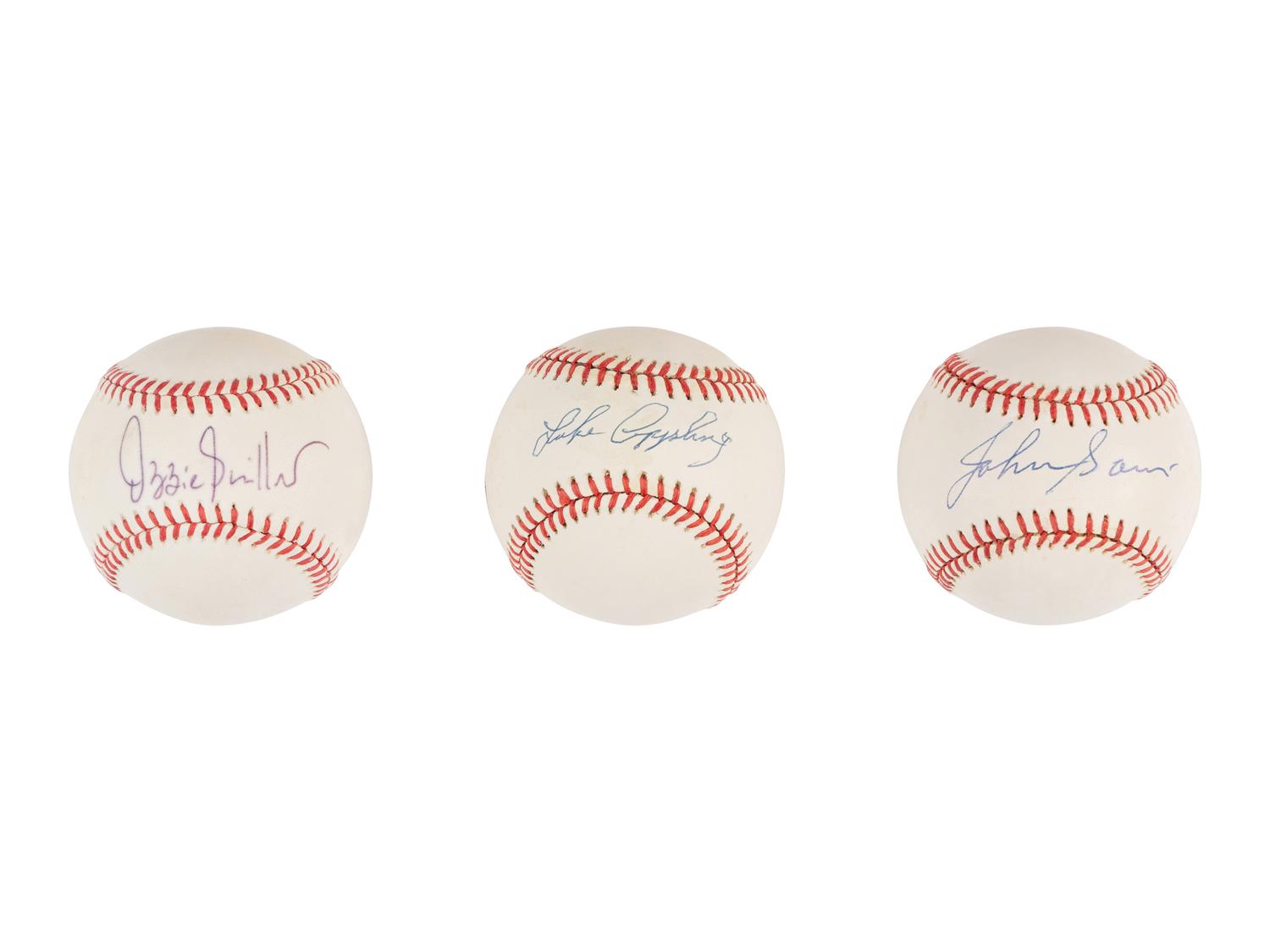 A Large Group of Chicago White Sox Hall of Fame and Notable Signed Autograph Baseballs (Beckett Authentication Services Certified),