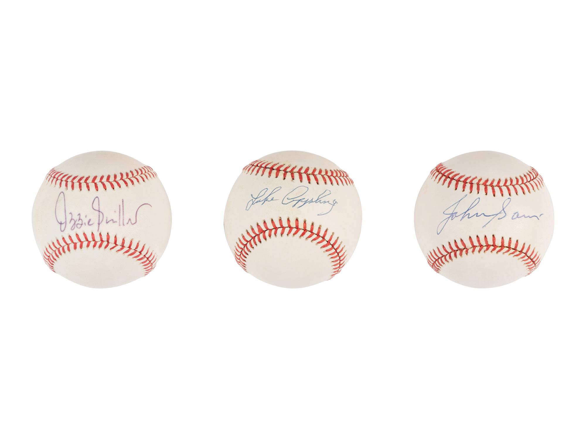 A Large Group of Chicago White Sox Hall of Fame and Notable Signed Autograph Baseballs (Beckett Authentication Services Certified),