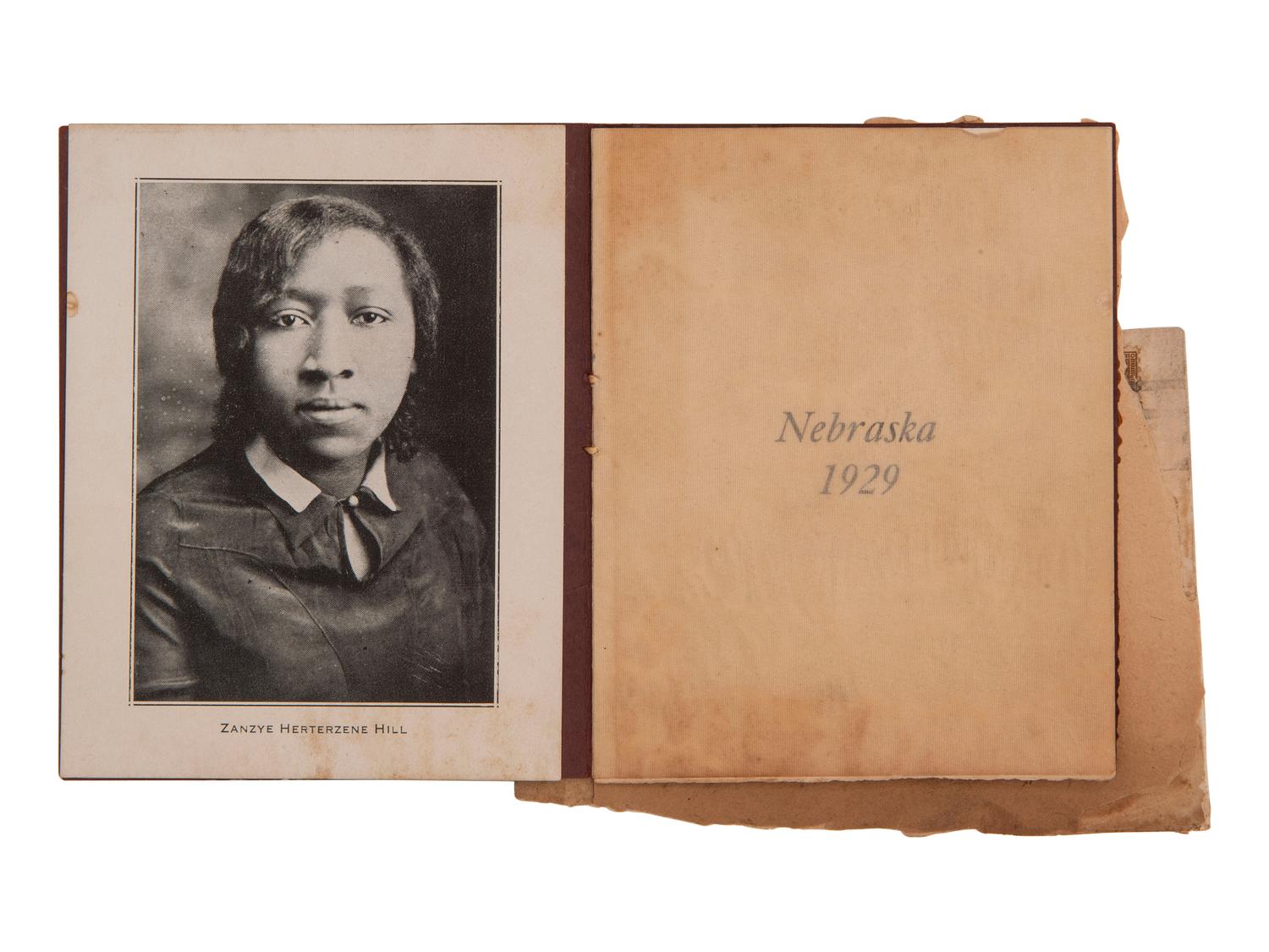 [EDUCATION]. Law school graduation program for Zanzye Hill, Nebraska's first Black female lawyer.