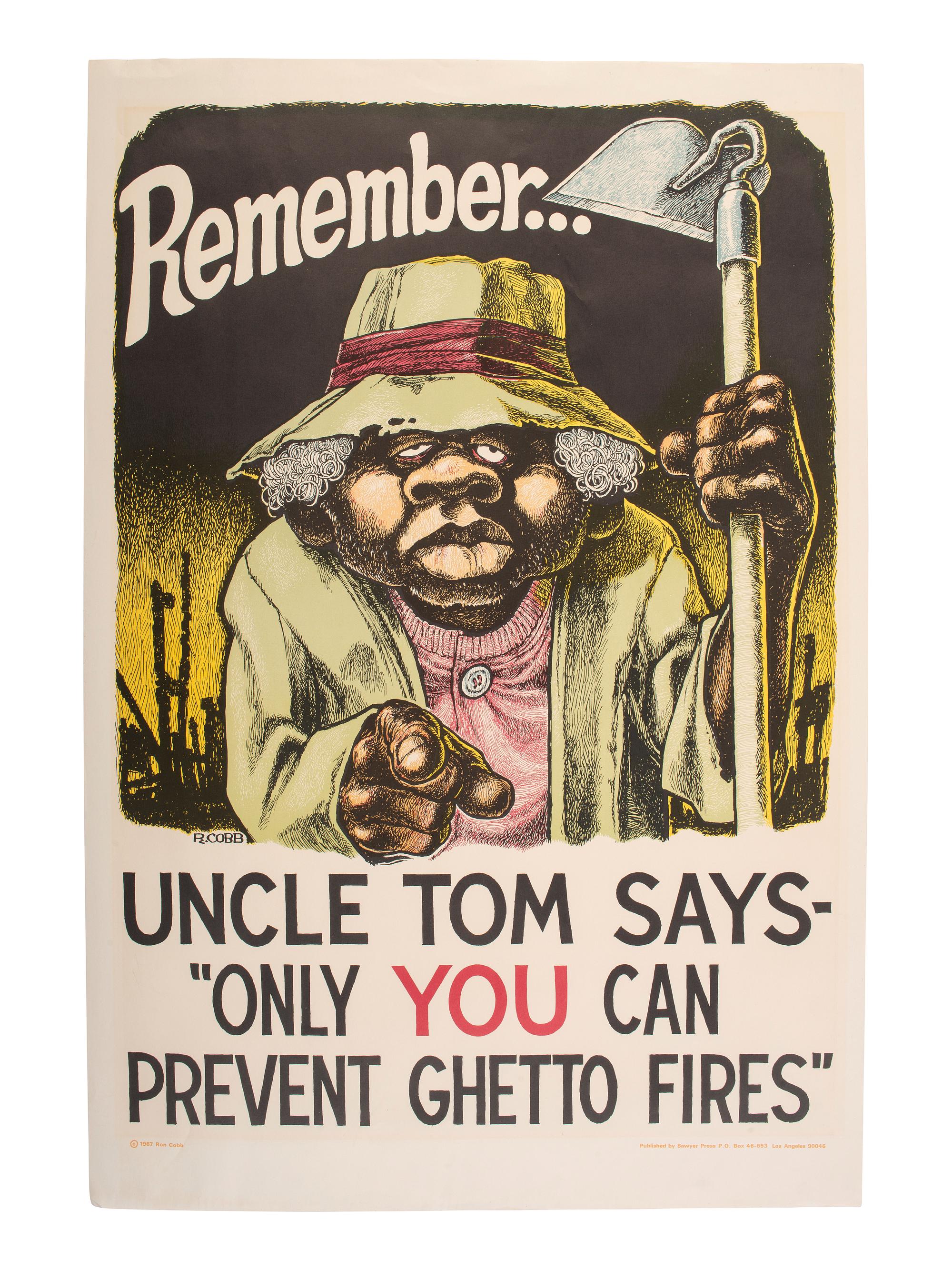 [CIVIL RIGHTS]. A pair of posters related to Civil Rights activism in the 1960s. Ca 1964-67.