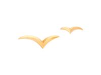 TIFFANY & CO., PALOMA PICASSO, SUITE OF YELLOW GOLD 'SEAGULL' BROOCHES