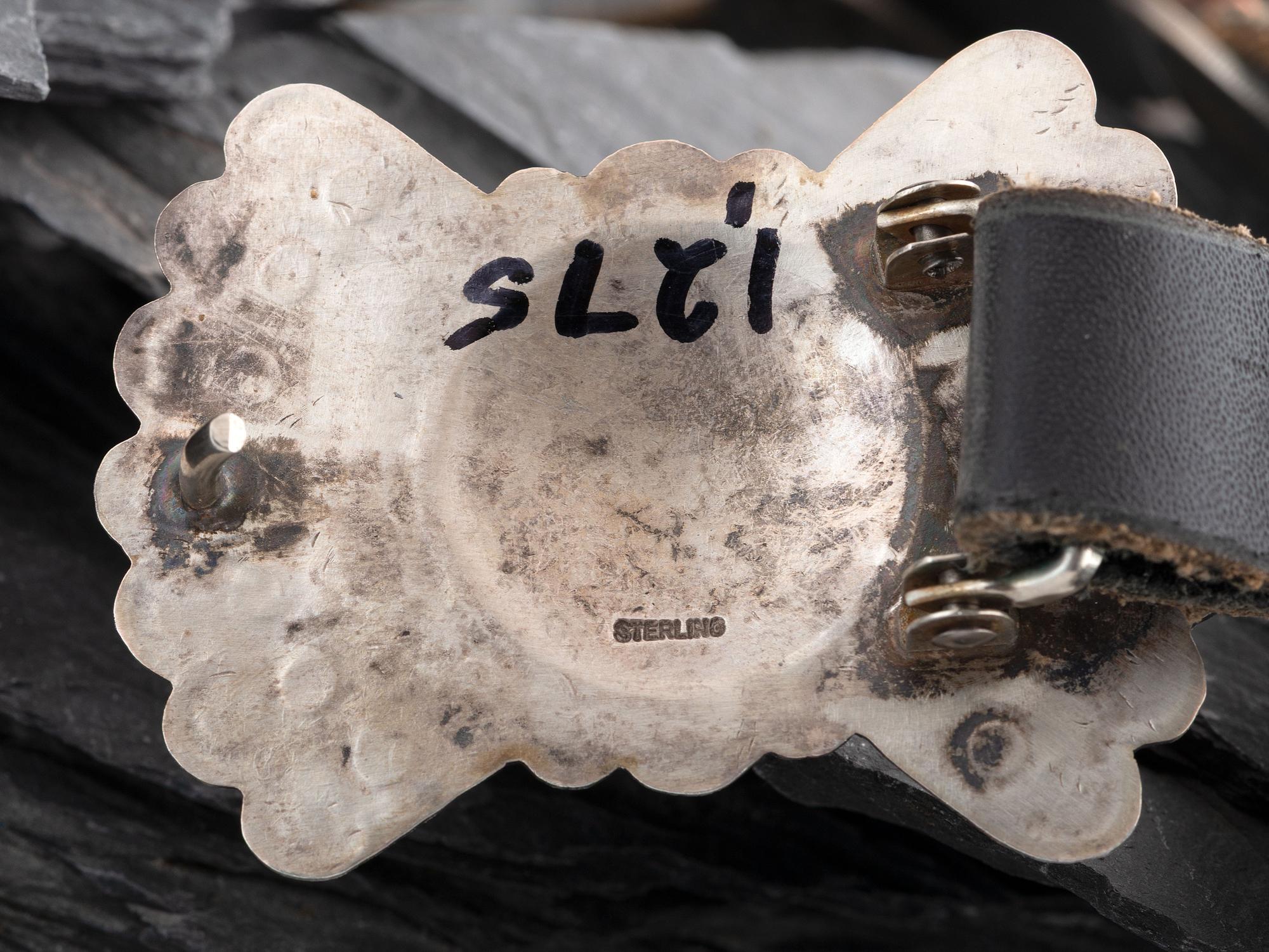 Navajo Silver Concha Belt