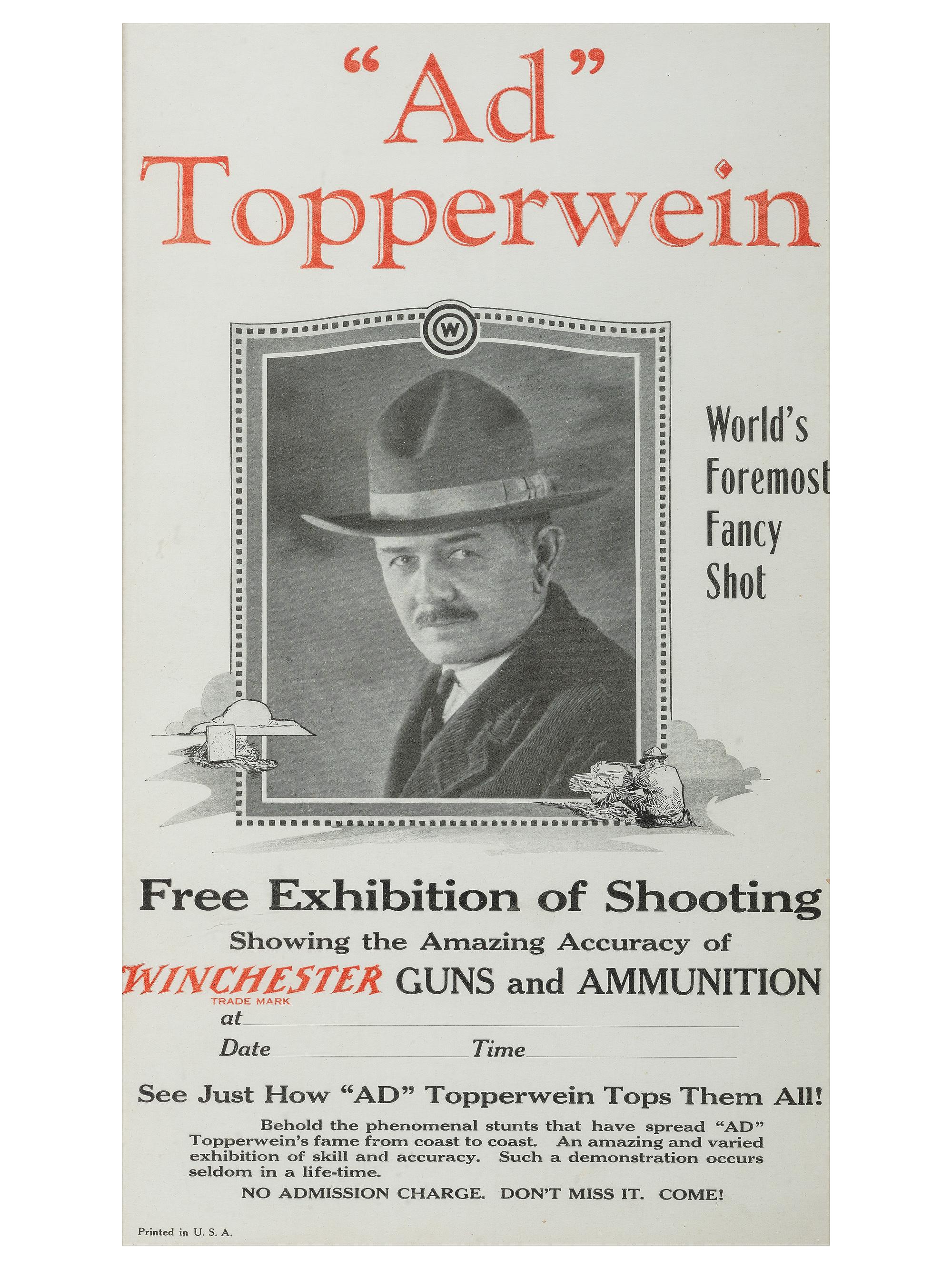 [WESTERN AMERICANA]. A group of assorted ephemera, including items related to sharpshooters, Native Americans, and William F. "Buffalo Bill" Cody.