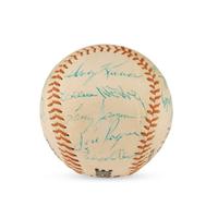 A 1963 San Francisco Giants Team Signed Autograph Baseball (Beckett Authentication Services)