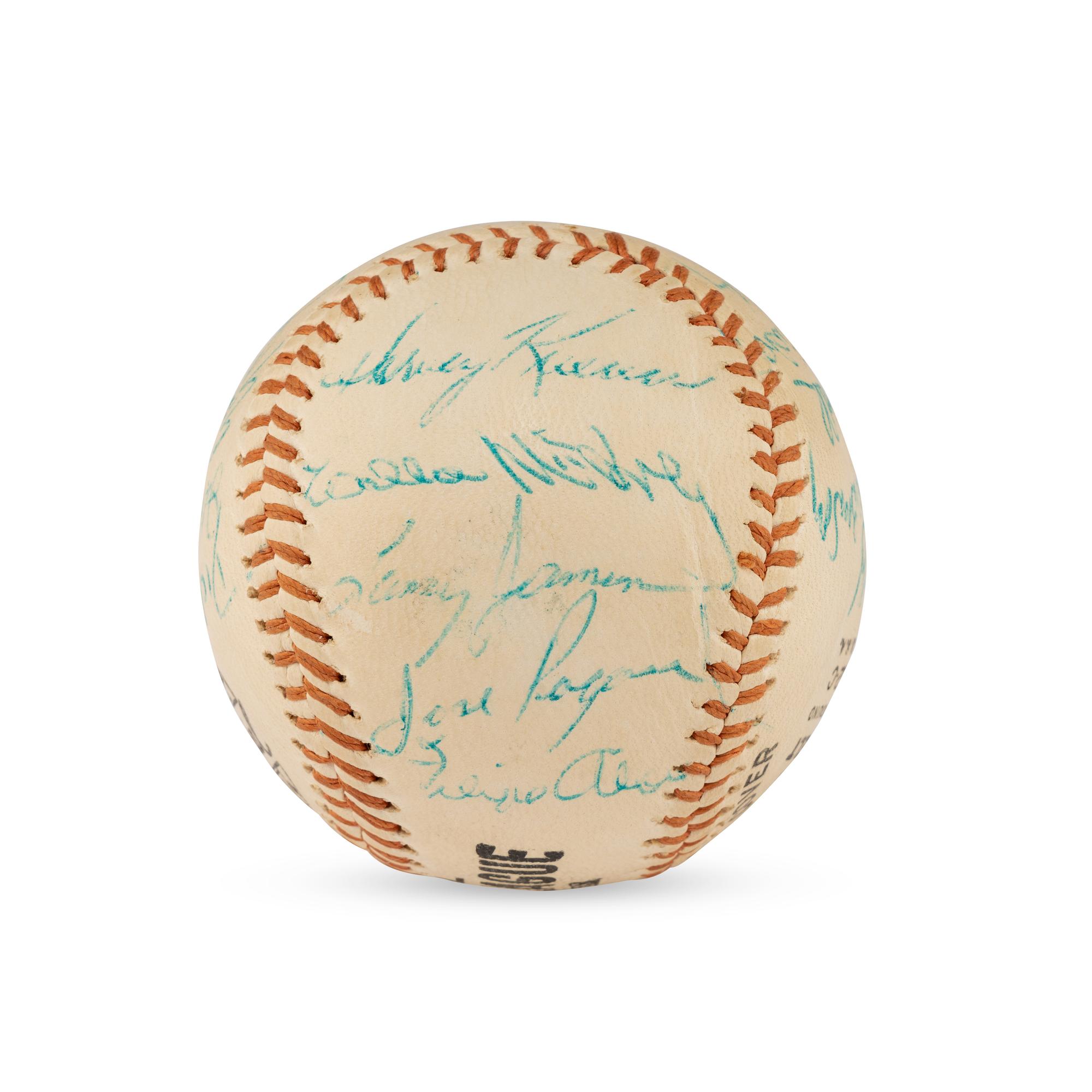 A 1963 San Francisco Giants Team Signed Autograph Baseball (Beckett Authentication Services)